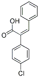 (2Z)-2-(4-CHLOROPHENYL)-3-PHENYLACRYLIC ACID Struktur