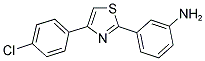 3-[4-(4-CHLORO-PHENYL)-THIAZOL-2-YL]-PHENYLAMINE Struktur