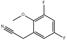 3,5-DIFLUORO-2-METHOXYPHENYLACETONITRILE Struktur