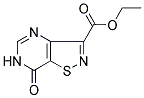 ETHYL 7-OXO-6,7-DIHYDROISOTHIAZOLO[4,5-D]PYRIMIDINE-3-CARBOXYLATE Struktur