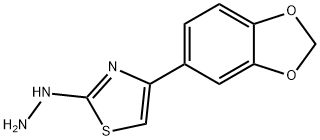 (4-BENZO[1,3]DIOXOL-5-YL-THIAZOL-2-YL)-HYDRAZINE Struktur