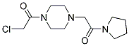 1-(CHLOROACETYL)-4-(2-OXO-2-PYRROLIDIN-1-YLETHYL)PIPERAZINE Struktur