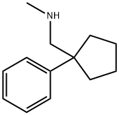 METHYL-(1-PHENYL-CYCLOPENTYLMETHYL)-AMINE Struktur