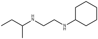 N-2-BUTYL-N'-CYCLOHEXYL ETHYLENEDIAMINE Struktur