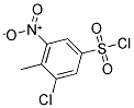 3-CHLORO-4-METHYL-5-NITROBENZENESULFONYL CHLORIDE Struktur