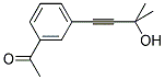 1-[3-(3-HYDROXY-3-METHYL-1-BUTYNYL)PHENYL]ETHANONE Struktur