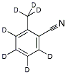 O-TOLUNITRILE-D7 Struktur