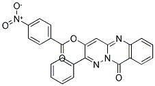 10-OXO-2-PHENYL-10H-PYRIDAZINO[6,1-B]QUINAZOLIN-3-YL 4-NITROBENZOATE Struktur