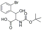 3-(2-BROMO-PHENYL)-2-TERT-BUTOXYCARBONYLAMINO-3-HYDROXY-PROPIONIC ACID Struktur