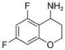 5,7-DIFLUORO-CHROMAN-4-YLAMINE Struktur