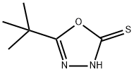 5-TERT-BUTYL-1,3,4-OXADIAZOL-2-YL HYDROSULFIDE Struktur