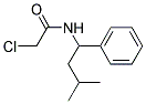 2-CHLORO-N-(3-METHYL-1-PHENYLBUTYL)ACETAMIDE Struktur