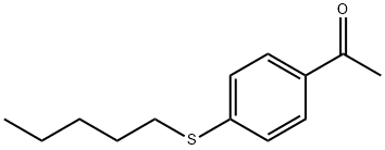 1-[4-(PENTYLSULFANYL)PHENYL]ETHANONE Struktur