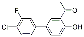 1-(4'-CHLORO-3'-FLUORO-4-HYDROXY[1,1'-BIPHENYL]-3-YL) ETHANONE Struktur