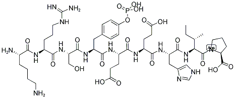 H-LYS-ARG-SER-PTYR-GLU-GLU-HIS-ILE-PRO-OH
