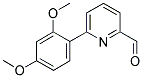 6-(2,4-DIMETHOXYPHENYL)PYRIDINE-2-CARBALDEHYDE Struktur