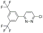 3-CHLORO-6-(3,5-BIS-TRIFLUOROMETHYLPHENYL)-PYRIDAZINE Struktur