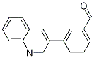 1-[3-(3-QUINOLINYL)PHENYL]ETHANONE Struktur