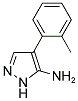 4-(2-METHYL-PHENYL)-2H-PYRAZOL-3-YL AMINE Struktur