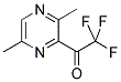 1-(3,6-DIMETHYL-PYRAZIN-2-YL)-2,2,2-TRIFLUORO-ETHANONE Struktur