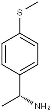 (R)-1-(4-(METHYLTHIO)PHENYL)ETHANAMINE Struktur