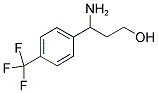 3-AMINO-3-(4-TRIFLUOROMETHYL-PHENYL)-PROPAN-1-OL Struktur