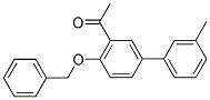 1-[4-(BENZYLOXY)-3'-METHYL[1,1'-BIPHENYL]-3-YL]ETHANONE Struktur