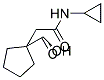 1-[2-(CYCLOPROPYLAMINO)-2-OXOETHYL]CYCLOPENTANECARBOXYLIC ACID Struktur