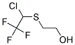 2-[(1-CHLORO-2,2,2-TRIFLUOROETHYL)THIO]ETHANOL Struktur