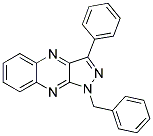 1-BENZYL-3-PHENYL-1H-PYRAZOLO[3,4-B]QUINOXALINE Struktur