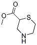 METHYL THIOMORPHOLINE-2-CARBOXYLATE Struktur