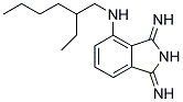 (1,3-DIIMINO-2,3-DIHYDRO-1H-ISOINDOL-4-YL)-(2-ETHYL-HEXYL)-AMINE Struktur