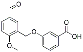 3-[(5-FORMYL-2-METHOXYBENZYL)OXY]BENZOIC ACID Struktur