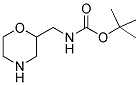 MORPHOLIN-2-YLMETHYL-CARBAMIC ACID TERT-BUTYL ESTER Struktur