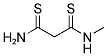 N-METHYLPROPANEDITHIOAMIDE Struktur