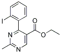 ETHYL-2-METHYL-4-(2-IODOPHENYL)-5-PYRIMIDINE CARBOXYLATE Struktur