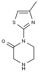 1-(4-METHYL-THIAZOL-2-YL)-PIPERAZIN-2-ONE Struktur