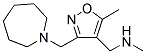 [3-(1-AZEPANYLMETHYL)-5-METHYL-4-ISOXAZOLYL]-N-METHYLMETHANAMINE Struktur