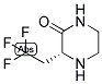 (R)-3-(2,2,2-TRIFLUORO-ETHYL)-PIPERAZIN-2-ONE Struktur