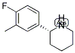 (R)-2-(4-FLUORO-3-METHYLPHENYL)PIPERIDINE Struktur