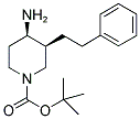 TERT-BUTYL CIS-4-AMINO-3-(2-PHENYLETHYL)PIPERIDINE-1-CARBOXYLATE Struktur