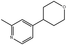 2-METHYL-4-(TETRAHYDRO-PYRAN-4-YL)-PYRIDINE Struktur