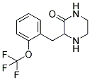 3-(2-TRIFLUOROMETHOXY-BENZYL)-PIPERAZIN-2-ONE Struktur