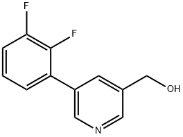 [5-(2,3-DIFLUOROPHENYL)PYRIDIN-3-YL]METHANOL Struktur