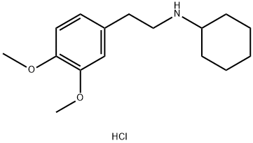 CYCLOHEXYL-[2-(3,4-DIMETHOXY-PHENYL)-ETHYL]-AMINEHYDROCHLORIDE Struktur