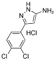 3-(3,4-DICHLOROPHENYL)-1H-PYRAZOL-5-YLAMINE HYDROCHLORIDE Struktur