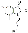 1-(3-BROMOPROPYL)-5,7-DIMETHYL-1H-INDOLE-2,3-DIONE Struktur