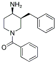 CIS-1-BENZOYL-3-BENZYLPIPERIDIN-4-AMINE Struktur