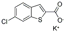 POTASSIUM 6-CHLORO-1-BENZOTHIOPHENE-2-CARBOXYLATE Struktur