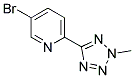 5-BROMO-2-(2-METHYL-2H-TETRAZOL-5-YL)-PYRIDINE Struktur